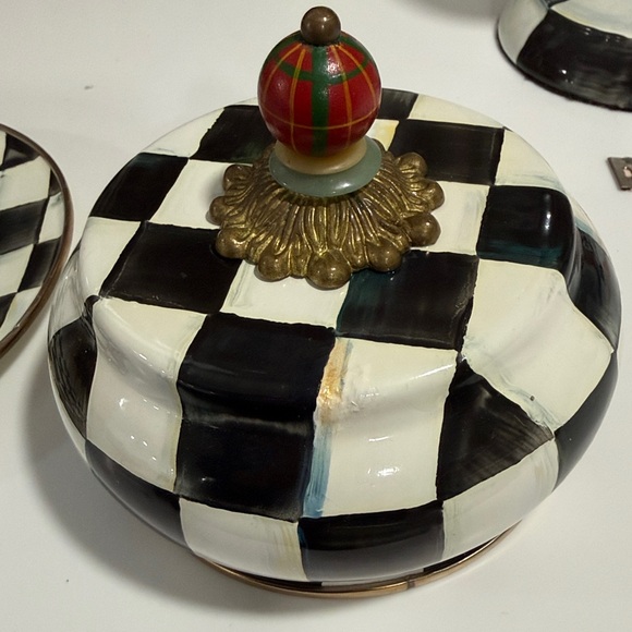 Mackenzie Childs Courtly Check Butterhouse retired - Picture 5 of 10